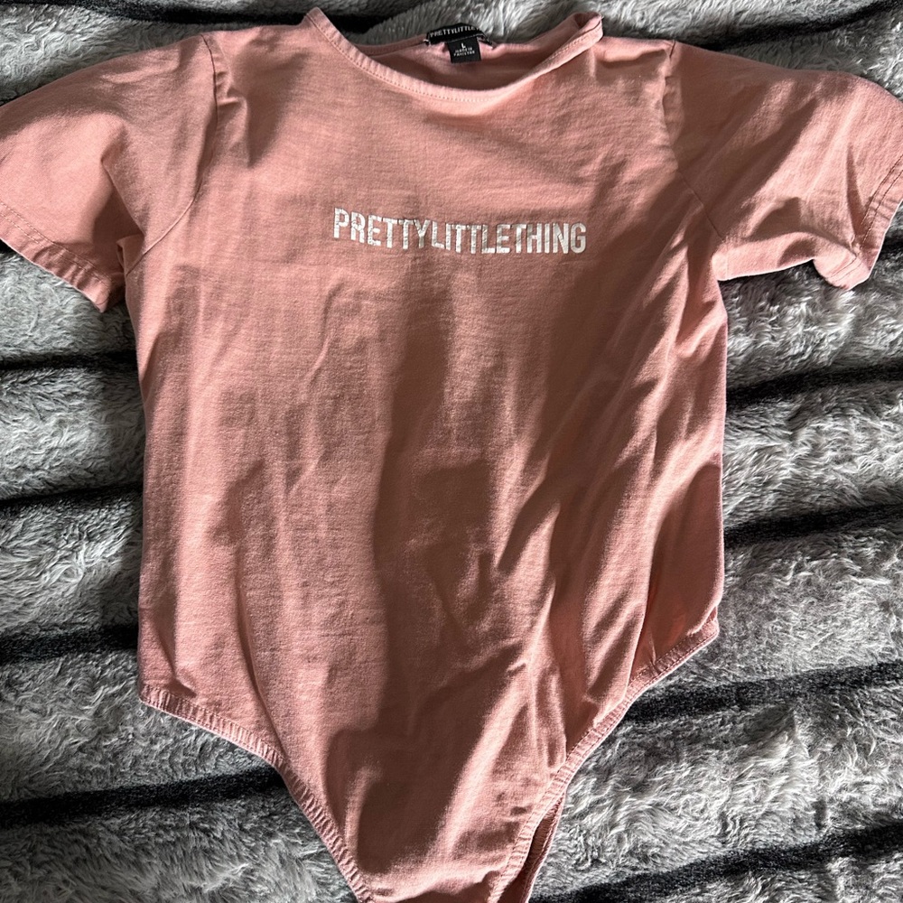 PrettyLittleThing Pink Bodysuit